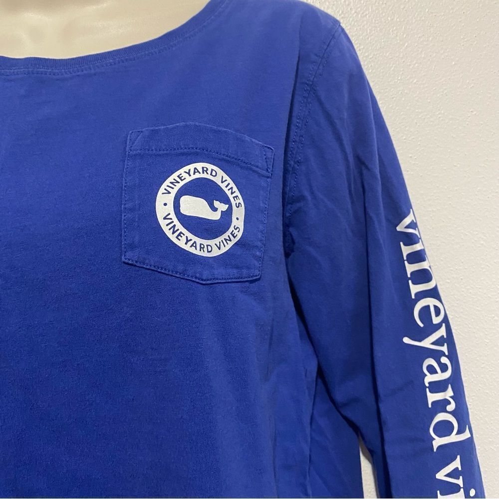 VINEYARD VINES Blue Crewneck Long Sleeve Shirt - Picture 5 of 10